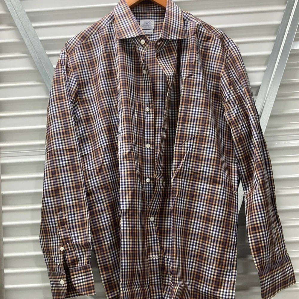 Men's Plaid Button-Down Shirt